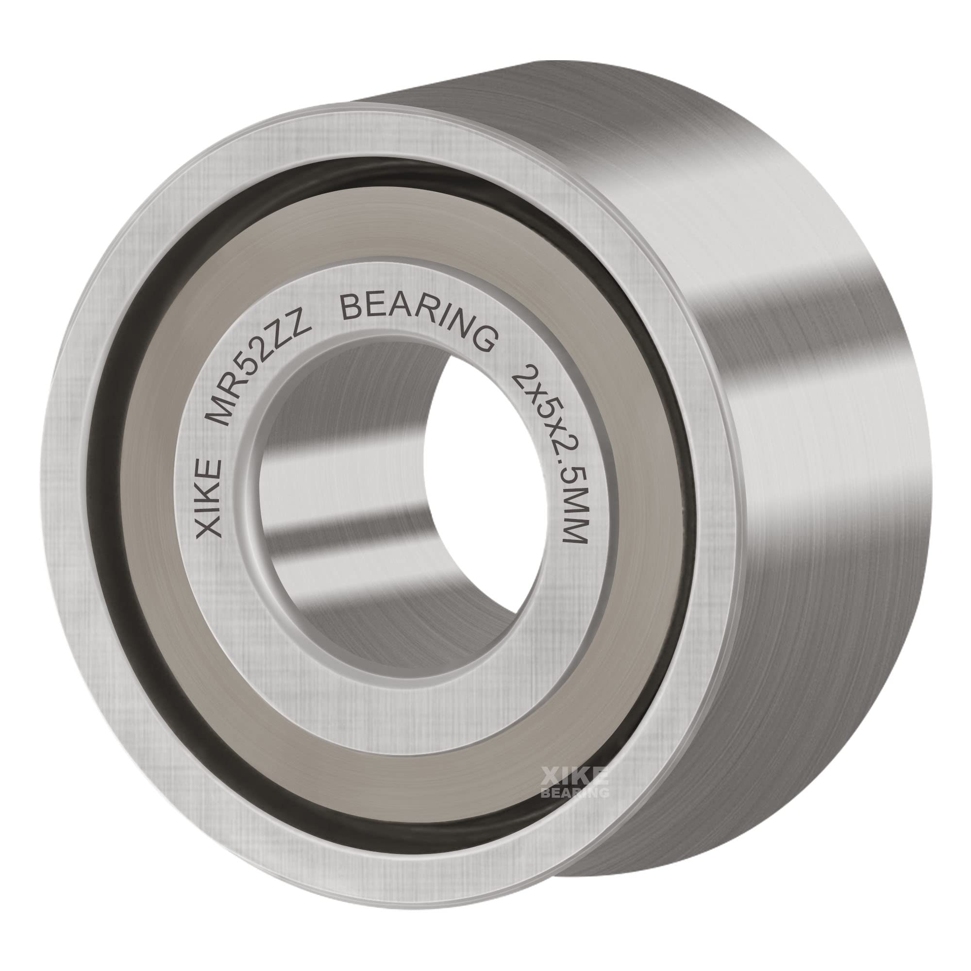 XIKE 10 Pcs MR52ZZ Bearings 2x5x2.5mm, Double Shield Seals Metal